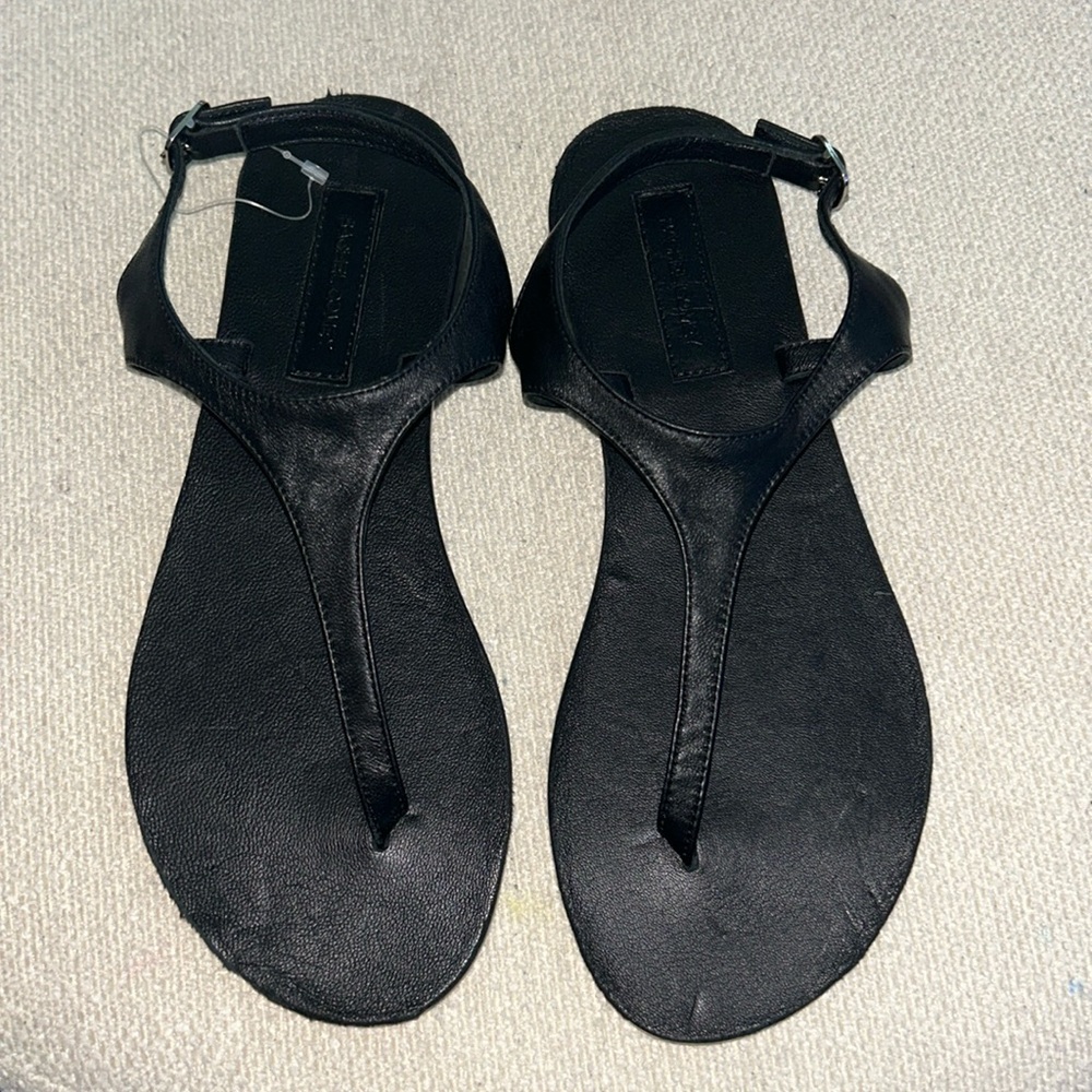 Rachel Comey Black Leather Sandals